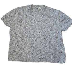 Madewell Cropped Knit Short Sleeve pocket Sweater